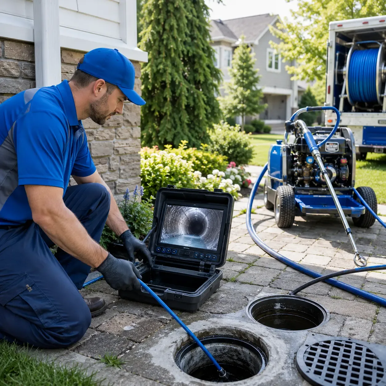 Outdoor drain cleaning professionals serving Flippin, AR
